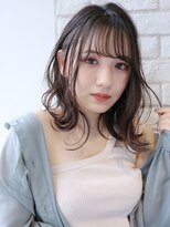 アイティー バイ アルバム 中野店(IT by ALBUM)&nbsp;ふんわりウェーブ_クールショートピンクベージュボブルフ_28075