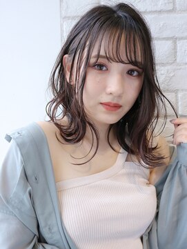 アイティー バイ アルバム 中野店(IT by ALBUM) ふんわりウェーブ_クールショートピンクベージュボブルフ_28075