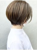 【morio成増/ムラマツ】クールショート　ハイライトボブ
