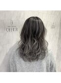 大人気♪シルバーバレイヤージュ☆ブリーチ3回以上
