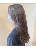 ホワイトベージュ　ヘアカラー　【池袋】