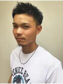 ツイストスパイラルパーマツーブロックメンズマッシュメンズヘア