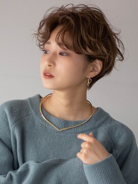 サーカス バイ ビュートリアム 青山(CIRCUS by BEAUTRIUM) マッシュショート 大人可愛いショートヘア 艶カラー 30代40代