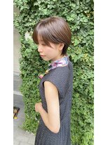 イオエ(ioe)&nbsp;前髪/アンブレラカラー/こなれミディ/イメチェン/ウェーブパーマ