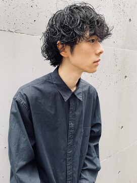 ガレージ バイ グリーン 原宿 表参道(Garage by green) 【loki】メンズ×ミディアムパーマ