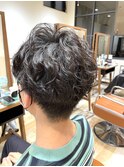メンズナチュラルパーマ☆ツーブロックマッシュ
