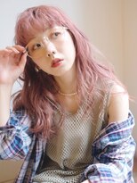 アルバム 池袋(ALBUM) ばさばさウェーブ_グレージュカラーボブウルフ_58633