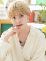 カバーヘア ブリス 志木南口駅前店(COVER HAIR bliss)&nbsp;外国人風ハイトーンカラーショートマッシュTb1志木10代20代30代