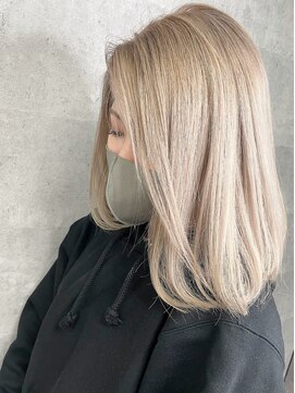 ディア(.eer) 【.eer/ディア】ダメージケア×ミルクティーブロンド