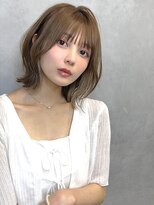 アイユー(ii+U)&nbsp;大人ボブ　韓国ボブ　レイヤー　外ハネボブ　レイヤーカット