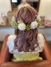 結婚式、イベントにヘアアレンジ～ハーフアップ～¥3000