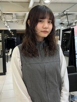 アクアオモテサンドウ(ACQUA omotesando) △大人可愛い癖毛風パーマウルフカットレイヤーカット姫カット