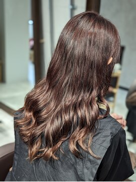 ギア(gear) ピンクブラウン　艶カラー