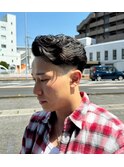 リバースパーマ メンズパーマ 宇都宮 フェード