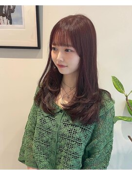 シアン 矢場町店(CYAN.) ロングレイヤー×ピンクカラー