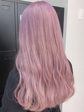 ペレ 栄店(PELE) デザインカラー/レイヤーカット/ウェットヘア/オリーブベージュ