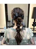 編みおろしアレンジ