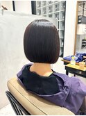【Cuem菅原】前下がりボブbob骨格補正首長効果パツッとボブ
