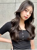 黒髪小顔ワンレンストレートレイヤー5110