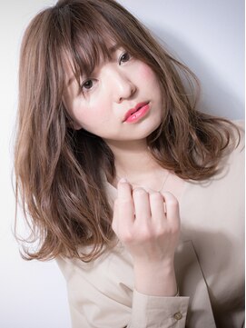 カバーヘア ブリス 戸田公園西口店(COVER HAIR bliss) くすみベージュアッシュ小顔外ハネくびれヘアv戸田公園30代40代