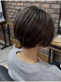 小顔ショートボブ