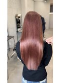ピンクベージュ×(極)プレミアム髪質改善TR