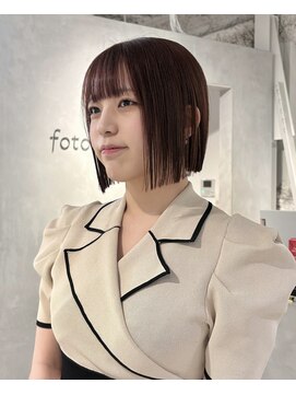 フォト 新宿三丁目(foto) 切りっぱなしボブ