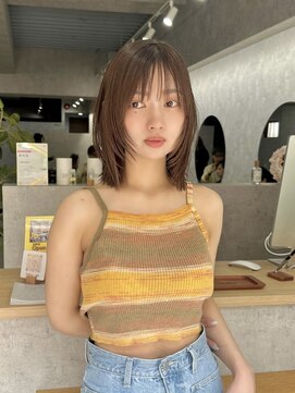 マレバイリベル 西中島(mele. by Libelle) レイヤーが入ったオシャボブ