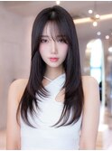 20代30代くびれ顔周りレイヤーカット美髪質改善トリートメント