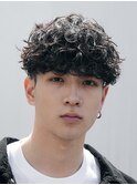 渋谷スペインカールメンズカットフェードマッシュ20代メンズヘア