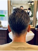 【50代 男性】ロンドン七三ツーブロック（大宮/バーバー）