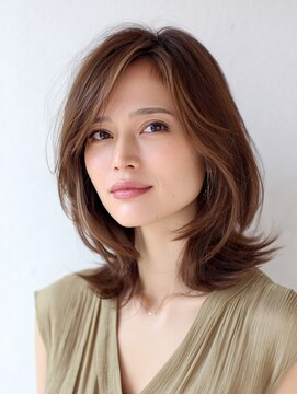 ランデブー 大宮(Rende-Zvous) クラゲヘアー/小顔に見せるヘア/ココアベージュ/大宮