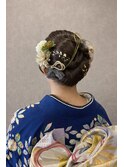 成人式リボンカチモリ