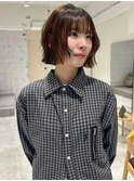 レイヤーボブフェイスレイヤー切りっぱなしボブミニボブ