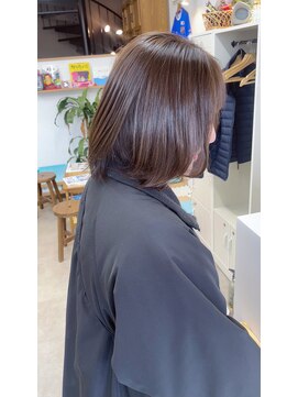 オリビアヘアー(OLIVIA HAIR) ブリーチなしで叶う透明感グレージュカラー