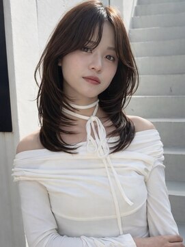 シア トウキョウ 代官山(SIA TOKYO) レイヤーカット/ミディアム/ダブルカラー/代官山/ケアブリーチ