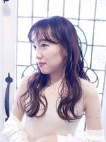 ローグ ヘアー 金町店(Rogue HAIR)&nbsp;ピンクミルクティーベージュ×くびれレイヤー×パーマ RogueTAKA