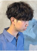 シャドウパーマナチュラルパーマメンズパーマ高崎群馬眉毛メンズ
