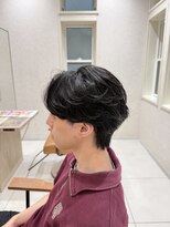 アピッシュ シーナ 海老名店(apish ciena) フェザーパーマ/海外風センターパート
