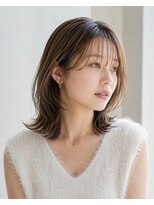 ハーツ 青山表参道店(Heart's) 白髪ぼかし脱白髪染め似合わせレイヤーカット40代50代60代