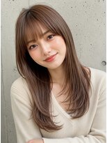 エイプリル 府中(APRiL)&nbsp;セミロング30代40代ストレートレイヤー前髪なし前髪あり