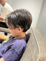 スウェル 成田店(Swell)&nbsp;キッズカット×センターパート [#成田 #MEN'S #メンズサロン]