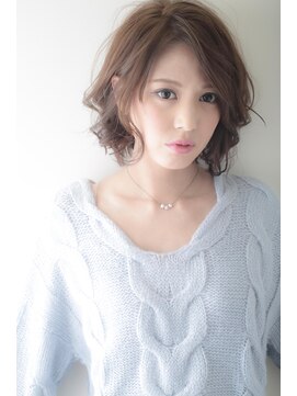 リアン(Lian) 【Lian】ふんわり質感がかわいいキレイめ大人フェミニンボブ畠山