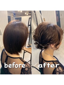 マチュレ 上野店(Mature) 【ヘアセット専門店Mature】ルーズアップ シニヨン