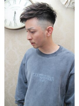 アグラン 梅田本店(a Gland) ミドルフェードソフトモヒカン　a Gland梅田本店