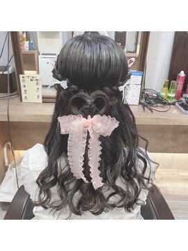 ヘアセット アリエス 新宿駅前店(aries) ＊ハートハーフアップ＊