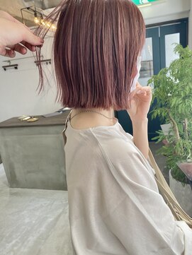 ユエ(Yue) ボブ×ピンクパープル