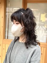 ルピナス(Lupine.)&nbsp;パーマ/レイヤーカット/小顔/ブラウンベージュ