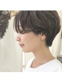 マッシュショート ハンサムショート  ラフ ナチュラルヘア