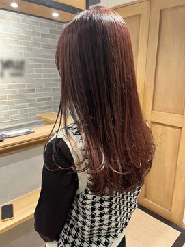 イージス(EZs) ピンクブラウン/ロング